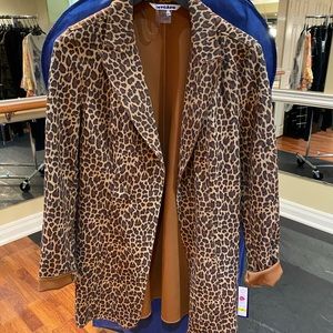 Cheetah Print Nygård Women's Jacket Size Medium